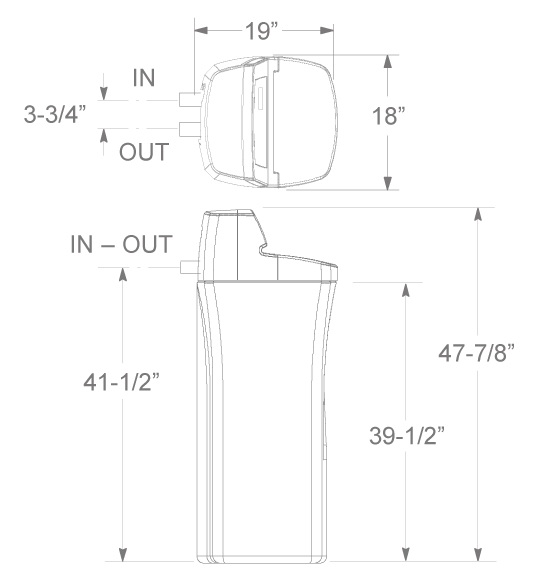 44,000 Grain Capacity Water Softener WHES44 Whirlpool