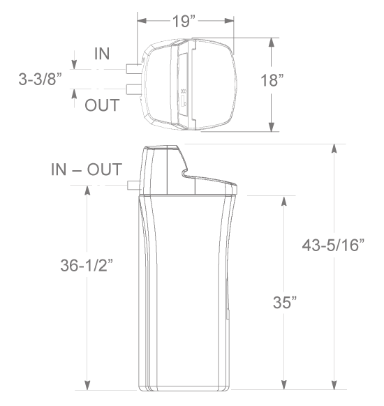 30,000 Grain Capacity Water Softener WHES30 Whirlpool